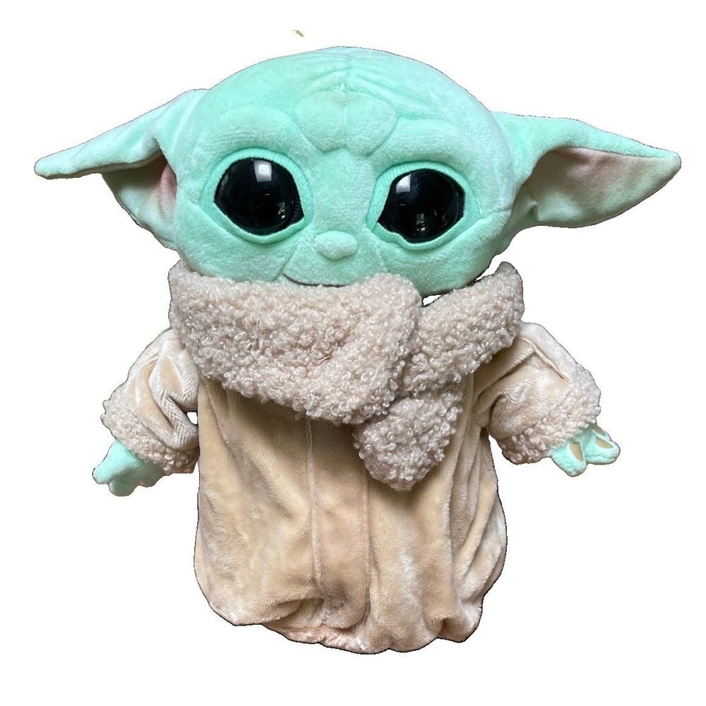 Star Wars Mandalorian Grogu Plush 11" Baby Yoda Stuffed Toy Mattel The Child